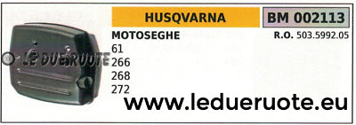 503599205 MARMITTA SCARICO SILENZIATORE MOTOSEGA HUSQVARNA HU 61 266 268 272