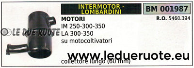 5460394 MARMITTA SCARICO INTERMOTOR IM 250 300 350 LOMBARDINI LA 300 350 60mm