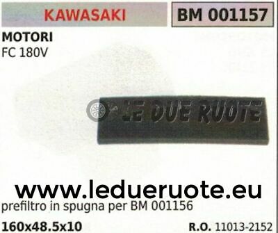 110132152 SPUGNA FILTRO ARIA MOTORE KAWASAKI FC180V FC 180 V 160x48.5x10