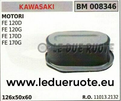 110132132 FILTRO ARIA COMPLETO MOTORE KAWASAKI FE 120D 120G 170D 170G 126x50x60