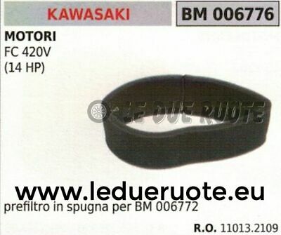 1110132109 SPUGNA FILTRO ARIA MOTORE KAWASAKI FC 400 401 420V 14 HP 149x62x65