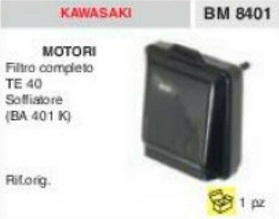 FILTRO ARIA COMLPLETO MOTORE KAWASAKI TE40 TE 40 SOFFIATORE BA401K BA 401 K