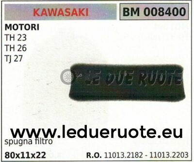 110132183 SPUGNA FILTRO ARIA DECESPUGLIATORE MOTORE KAWASAKI TH 23 26 TJ 27