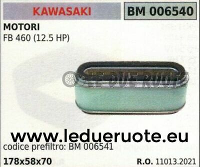 110132021 FILTRO ARIA MOTORE KAWASAKI FB460 FB 460 178x58x70 12.5 HP