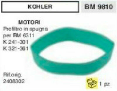 2408302 SPUGNA PER FILTRO ARIA MOTORE KOHLER K241 K301 K321 K361