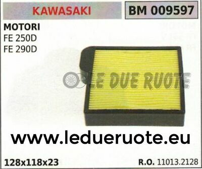 110132138 FILTRO ARIA COMPLETO MOTORE KAWASAKI FE 250D 290D 128x118x23