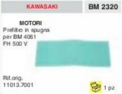 11013.7001 SPUGNA X FILTRO ARIA MOTORE KAWASAKI FH500V FH 500 V 210x165x30 17HP