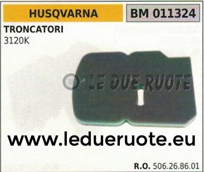 506268601 FILTRO ARIA TRONCATORE TRONCATRICE HUSQVARNA 3120 3120K