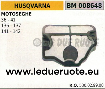 530029908 FILTRO ARIA completo MOTOSEGA HUSQVARNA 36 41 136 137 141 142