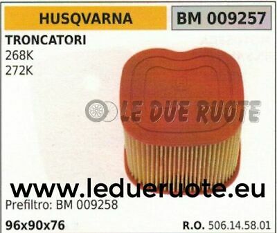 506145801 FILTRO ARIA TRONCATORE TRONCATRICE HUSQVARNA 268 272 K 96x90x76