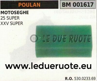 530023369 SPUGNA FILTRO ARIA MOTOSEGA POULAN MICRO 25 SUPER XXV SUPER