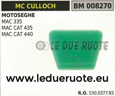 530037793 SPUGNA FILTRO ARIA MOTOSEGA McCULLOCH MAC 335 MAC CAT 435 440
