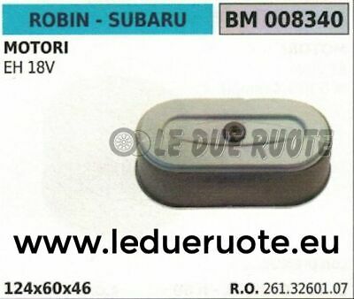 2613260107 FILTRO ARIA COMPLETO MOTORE ROBIN SUBAR EH 18V 124x60x46