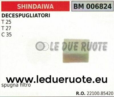 2210085420 SPUGNA FILTRO ARIA DECESPUGLIATORE SHINDAIWA T27 T25 C35 T 25 27 C 35