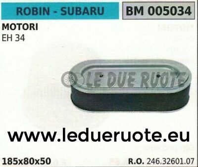 2463260107 FILTRO ARIA COMPLETO MOTORE ROBIN SUBAR EH 34 185x80x50