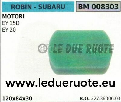 2273600603 SPUGNA FILTRO ARIA MOTORE ROBIN SUBAR EY150 EY20 120x84x30