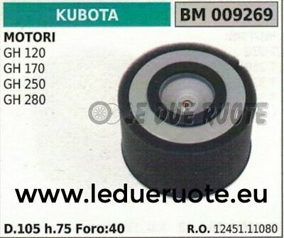 1245111080 FILTRO ARIA MOTORE KUBOTA GH 120 170 250 280 105x75x40