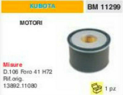 13892.11080 FILTRO ARIA MOTORE KUBOTA Ø 106 FORO Ø 410 ALTEZZA 72 air filter