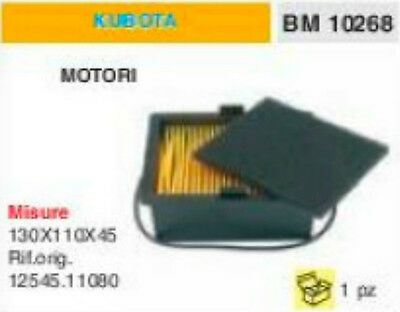 12545.11080 FILTRO ARIA COMPLETO MOTORE KUBOTA 130x110x45
