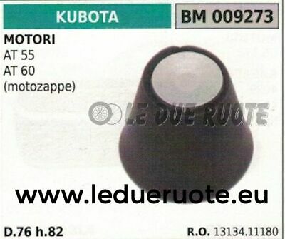 1313411180 FILTRO ARIA COMPLETO MOTORE KUBOTA MOTOZAPPA AT 55 60 76x82