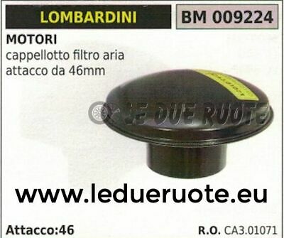 CAPPELLO CAPPELLOTTO SUPERIORE FILTRO ARIA MOTORE LOMBARDINI Ø 95 ATTACCO Ø 46