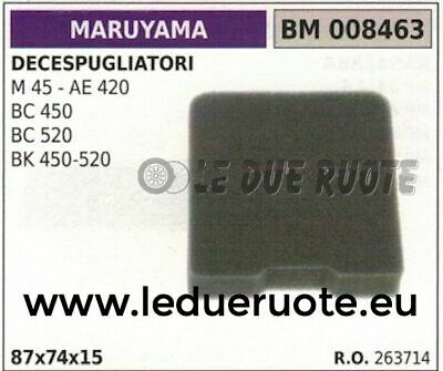 263714 SPUGNA FILTRO ARIA DECESPUGLIATORE MARUYAMA M45 AE420 BC 450 520 87x74