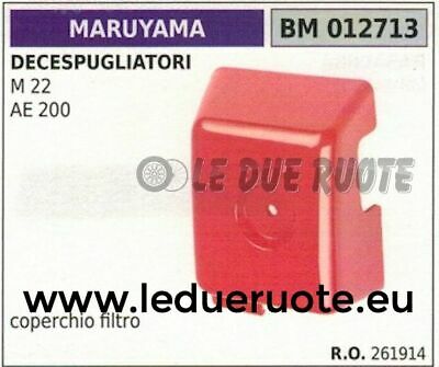 261914 COPERCHIO scatola cassa FILTRO ARIA DECESPUGLIATORE MARUYAMA M22 AE200