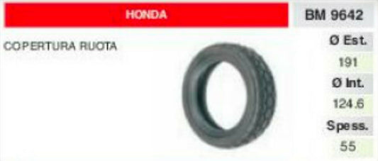 COPERTONE pneumatico RUOTA RASAERBA tosaerba HONDA Ø 191 SPESSORE 55