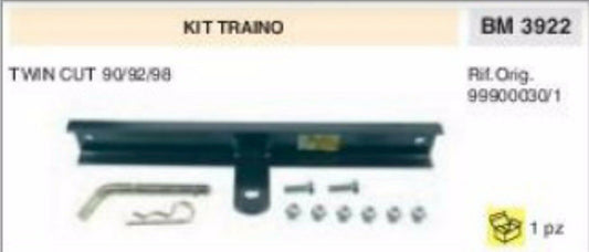 99900030 99900031 KIT TRAINO TRATTORINO RASAERBA TWIN CUT 90 92 98 PROFESSIONALE