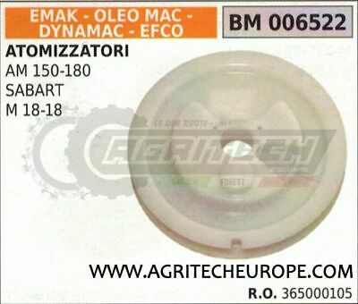 365000105 PULEGGIA AVVIAMENTO ATOMIZZATORE OLEOMAC EFCO AM 150 180 SABART M 18