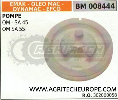 301000058 PULEGGIA AVVIAMENTO MOTOPOMPA OLEOMAC OM SA45 SA55 SA 45 55