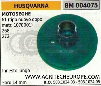 503102403 503102405 PULEGGIA AVVIAMENTO MOTOSEGA HUSQVARNA 61 268 272