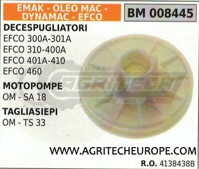 4138438 PULEGGIA AVVIAMENTO DECESPUGLIATORE EFCO 300A 301A 310 400A 401A 410 460