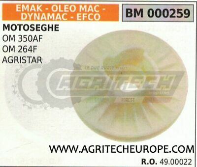 4900022 PULEGGIA AVVIAMENTO MOTOSEGA EMAK EFCO OLEOMAC OM 350 264 AGRISTAR
