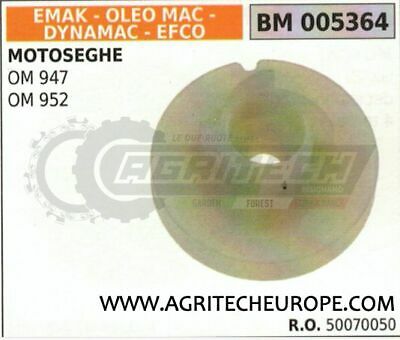 50070050 PULEGGIA AVVIAMENTO MOTOSEGA EMAK EFCO DYNAMAC OLEOMAC OM 947 952