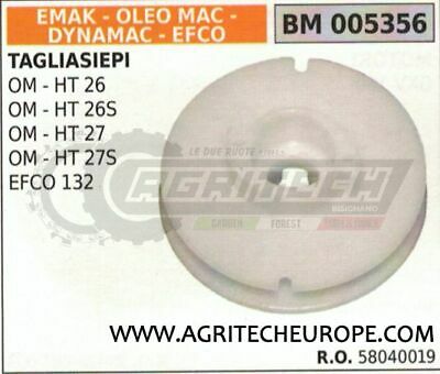 58040019 PULEGGIA AVVIAMENTO TAGLIASIEPI OLEOMAC OM HT 26 26S 27 27S EFCO 132