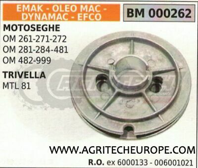 60000133 PULEGGIA AVVIAMENTO MOTOTRIVELLA EFCO DYNAMAC OLEOMAC MTL 81