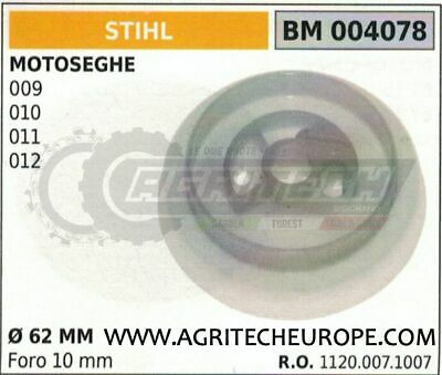 11200071007 PULEGGIA AVVIAMENTO messa in moto MOTOSEGA STIHL 009 010 011 012 Ø62