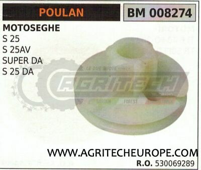 530069289 PULEGGIA AVVIAMENTO messa in moto MOTOSEGA POULAN S 25 SUPER DA