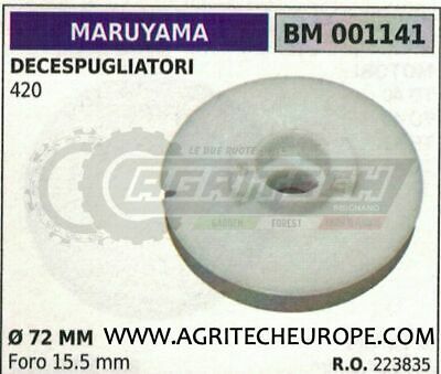223835 PULEGGIA AVVIAMENTO messa in moto DECESPUGLIATORE MARUYAMA 420 Ø72