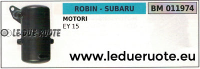 MARMITTA SCARICO SILENZIATORE MOTORE ROBIN SUBAR EY 15