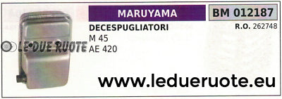 262748 MARMITTA SCARICO SILENZIATORE DECESPUGLIATORE MARUYAMA M45 AE420