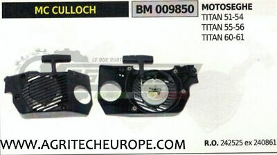 240861 242525 CARTER AVVIAMENTO COMPL MOTOSEGA McCULLOCH TITAN 51 54 55 56 60 61