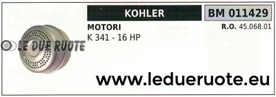 4506801 MARMITTA SCARICO SILENZIATORE MOTORE KOHLER K 341 16HP