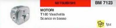 MARMITTA MITSUBISHI MOTORE T180 T 180 scarico in basso
