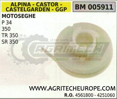 4561800 PULEGGIA AVVIAMENTO MOTOSEGA ALPINA CASTOR STIGA P34 350 TR350 SR350