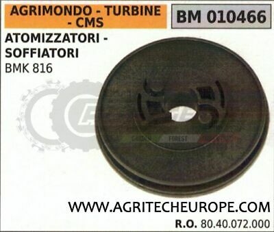 8040072000 PULEGGIA AVVIAMENTO ATOMIZZATORE SOFFIATORE TURBINE CMS BMK 816