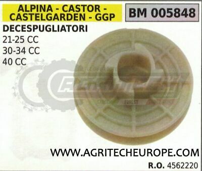 4562220 PULEGGIA AVVIAMENTO DECESPUGLIATORE ALPINA CASTOR CASTELGARDEN 21cc 25cc