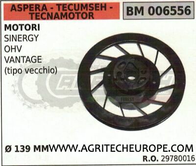 29780016 PULEGGIA AVVIAMENTO ASPETA TECUMSEH TECNAMOTOR SINERGY OHV VANTAGE Ø139