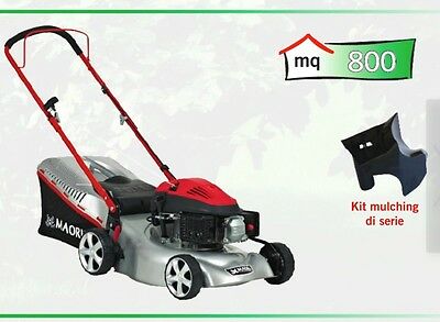 TOSAERBA A SCOPPIO 99cc + MULCHING rasaerba MAORI in ACCIAIO ideale per 800mq